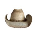 Sombrero vaquero de palma con acabado tostado (Agotado)