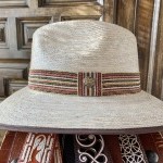 Sombrero Tulum realizado en palma trenzada a mano