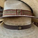 Sombrero Tulum realizado en palma trenzada a mano